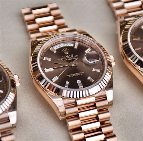 rolex rose gold 2024|Rolex day date 40 gold.